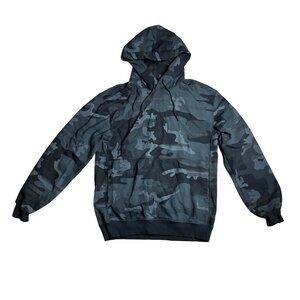 Maharishi Camo Hoodie L large popover hoody gray night camouflage